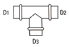 T管 T-D1×D3