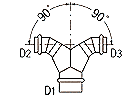 WRE90°管 WRE90°-D1×D2×D3